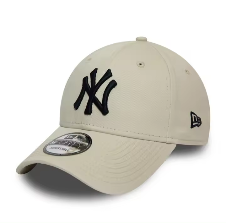 Gorra New Era Ny Beige Logo Negro 12380590 - 1