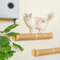 1Pc Poste De Rasguñar Para Gatos Pared Muebles Para Mascotas De Madera Con Cordón De Sisal Scratcher Para Gatos Grandes Columnas Gruesas Para Gatitos - details 2