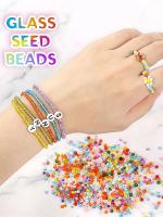 Kit De Abalorios De Vidrio De 24 Colores 2/3/4mm 12000/5760/2400 Piezas Para Fabricación De Joyas DIY Manualidades Pulseras Hechas a Mano - details 5