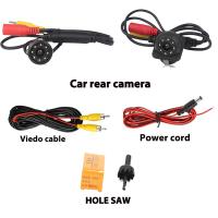 Cámara De Visión Trasera HD Para Coche MEKEDE Con 8 LEDs 12V Ángulo Amplio IP68 Impermeable Y Resistente Al Polvo Para Reproductor Multimedia De Radio Del Coche - details 4