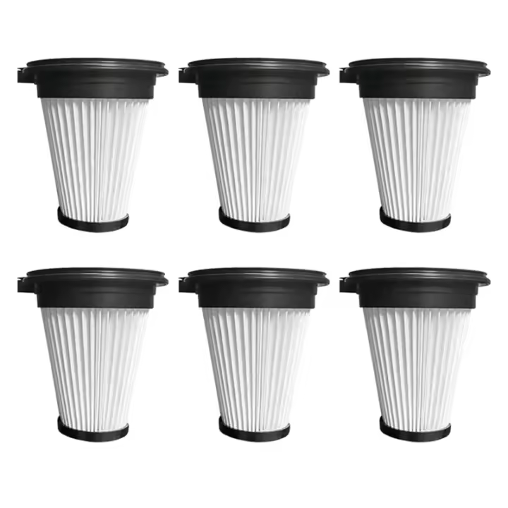 Filtros HEPA para aspiradora inalámbrica, piezas de repuesto para aspiradora de mano Wyze, 6 piezas - 1