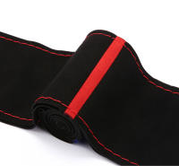 Funda De Volante De Cuero Universal 38cm Antideslizante Y Transpirable Para Protección Del Coche Accesorios Interiores De Coche - details 11