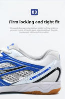 Zapatillas Deportivas Unisex Para Parejas 2024 Zapatillas De Tenis De Mesa De Lujo Marca Nueva Zapatillas De Badminton Para Hombres Y Mujeres Zapatos De Pista Interior - details 5