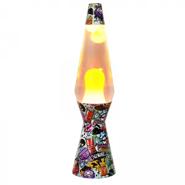 LAMPARA LAVA iTOTAL GRAFITTI RELAJANTE Y DECORATIVA - 1