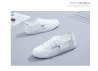 Zapatillas De Mujer Moda Nueva Verano Otoño Casual Blancas Transpirables Planas Color Sólido Mesh Zapatos Jóvenes Talla True - details 4