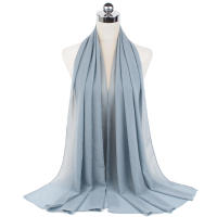 Nueva Elegante Bufanda De Mujer 2023 Modesta En Chiffón Sólido Tamaño Grande Abrazadora Para Cabeza Y Cuello Protección Solar Estilo Fashion - details 73