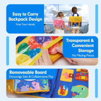 Juguete Educativo Para Bebés Montessori Con Botones Tablero De Actividades Para Niños Pequeños Fomenta Los Habilidades De Mano-Ojo Y Aprendizaje Viajero - details 10