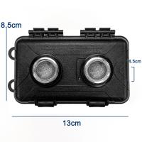 Mini Porta Llaves Magnético Impermeable Y Antirrosa Para Coche Caja Oculta De Llaves Multifuncional Con Localizador GPS Para Llave De Reserva - details 5