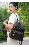 Mochila para mujer, nueva, estilo coreano, versátil, de un solo hombro, bandolera de cuero suave, mochila para mujer - details 16