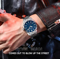 Reloj De Pulsera De Moda Para Hombre CURREN Ultrafino De Acero Inoxidable Resistente Al Agua Con Dial Luminoso Y Cierre De Pulsera - details 11