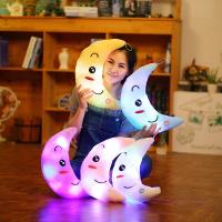 Cojín De Plush Toys Luminoso Para Niños Con LED Ilumina En La Oscuridad Dibujos Animados Suave Cojín De Piso Regalos De Vacaciones - details 1