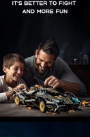Nueva Super Coche Deportivo 1000+PCS Kit De Bloques De Construcción Modelo a Escala 1:14 Regalo De Navidad Para Niños Y Adultos - details 2