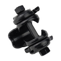 Adaptador De Sillín De Bicicleta De Alta Calidad Para Exterior Clip Fijo Post De Sillín De Acero Carbono Negro Concaavo-convexo - details 11