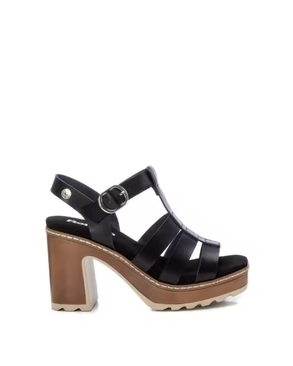 REFRESH 171878 Sandalias Abiertas Mujer Negro - 1