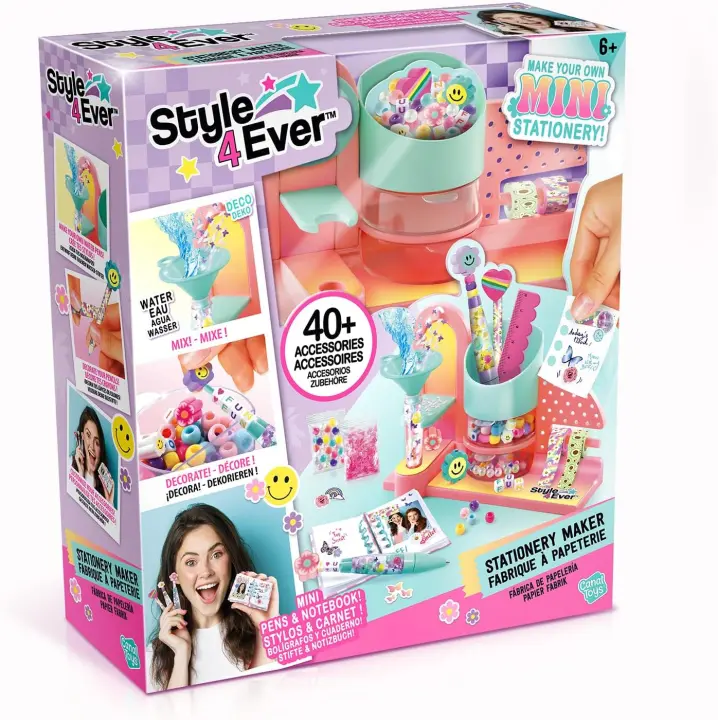 Canal Toys - Style 4 Ever - Mini Stationery Maker, CREA tu Propia papelería de Bricolaje, Personaliza Tus Propios bolígrafos y lápices - OFG323 - 1