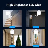 Bombilla LED Con Sensor De Sonido Dusk to Dawn Automática 6500K Base E27 Iluminación Interior Y Exterior Sin Complementos - details 8