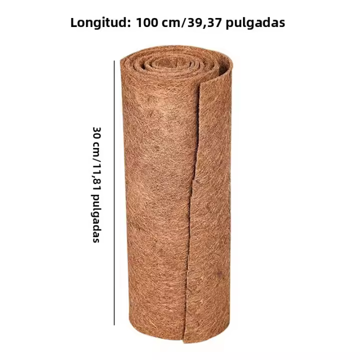 Alfombra De Reptil De Fibra Natural Plant Roll Suelo Para Reptiles Isolante De Cocco Hoja De Liner De Florero Canasta - 1