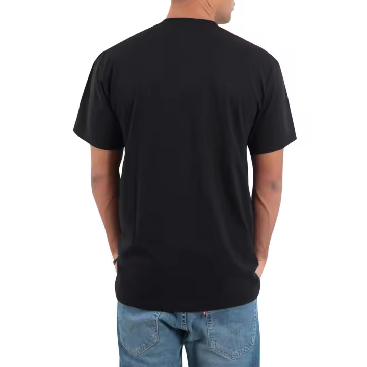 Camiseta Vans Classic Negro Blancas Vn000Gggy281 Hombre - 1