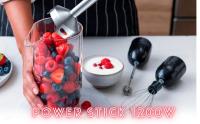 XSQUO Useful Tech Power Stick Plus. Batidora de mano  rápida y precisa. Máximo rendimiento 1200w.  Cuchilla de titanio con 4 hojas 3D. Resultados perfectos. Función Turbo y control de velocidad ajustable. Cierre Easy Click. Incluye Vaso mezclador 600ml. - details 5
