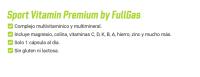 FULLGAS - Sport Vitamin Premium - PACK 2 - Complejo de vitaminas (multivitamínico) y minerales (multimineral). Incluye magnesio, colina, vitaminas C, D, K, B, A, hierro, zinc y mucho más. Solo 1 cápsula al día. Sin gluten ni lactosa - details 1