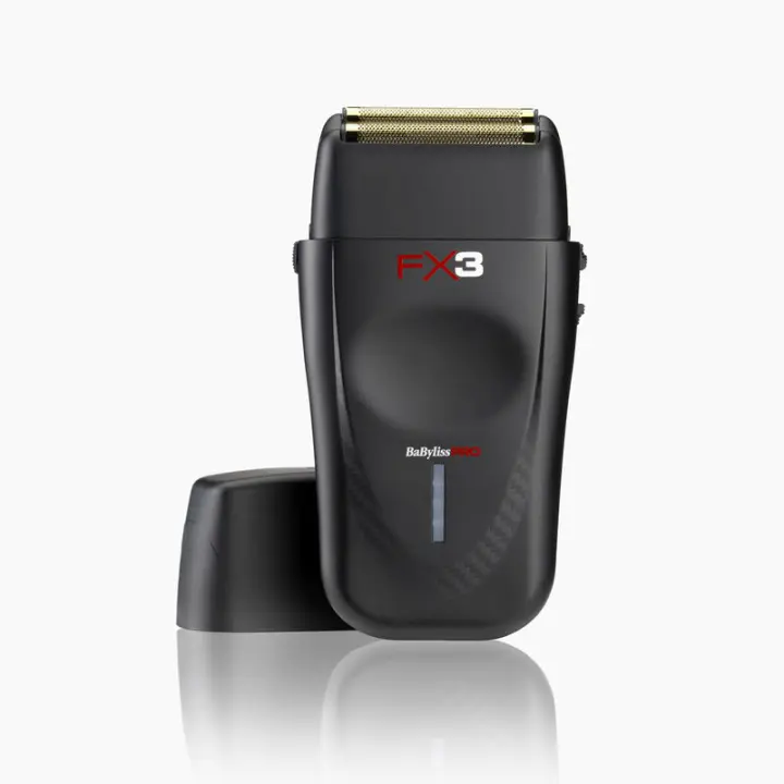 BabyLiss Pro Máquina FX3 Shaver - Máquina de Rasurado Afeitadora de Doble Lámina - Color Negro - FXX3SBE - Cortapelos de Afeitado Profesional - Cuchillas de Titanio - 1