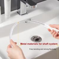 Cepillo De Limpieza Para Desagües De Tuberías Flexible Cepillo De Baño Para Eliminar Pelos Y Limpieza De Desagües Domésticos Herramienta De Limpieza De Cocina Y Baño - details 2