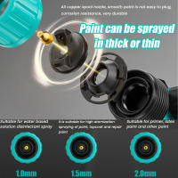 pistola pulverizadora de pintura electrica HVLP, 800ml pistola de pintura para paredes de casa spray pulverizador de agua, boquilla aerografo Muebles de jardín herramientas de pintura prostormer - details 3