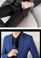 Traje De Moda Para Hombre 2025 (Blazer+Chaleco+Pantalones) Estilo Artístico Casuero Elegante Talla M-5XL Adecuado Para Bodas Y Trabajo - details 9
