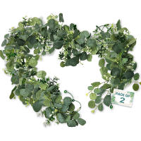 Planta Artificial De Eucalipto 170cm Hojas Verdes Para Decoración De Bodas Y Jardines Planta Falsa De Babas De Aire Colgante De Seda Para Hogar Y Exposiciones - details 7