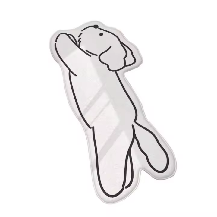 Carpetas De Cashmere Simulación Cojín De Cama Dibujos Animados Gato No Esmerilado Resistente Al Desgaste Lavable En Máquina Para Dormitorio Sala De Estar - 1