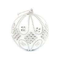Adorno De Navidad 8cm Glitxter Navidad 2024 Árbol De Navidad Decoración De Xmas 1 Pieza Accesorios De Fiesta De Año Nuevo - details 4