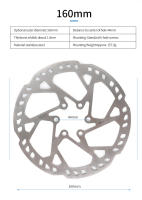 Freno De Disco Para Bicicleta De Asistencia Eléctrica 140/160/180/203mm Acero Inoxidable 2.3mm 130g Para Montaña Y Carretera - details 18