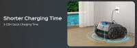 WYBOT C1 MAX Robot de piscina inalámbrico con APP, tiempo de funcionamiento de 180-240 minutos, 3 modos de limpieza, escalada de pared, potencia de succión de 65W, hasta 2152 pies cuadrados de área, gris - details 9