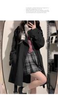 EVNISI Chaqueta De Trench Elegante Para Mujer Doble Botón Slim Con Cinturón Estilo Oficina Elegante Viento Otoño Invierno Calle 2024 - details 11