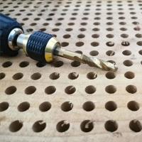 Chorro De Taladro Sin Clavija 1pc 2.36 Pulgadas/60mm Adaptador De Destornillador Con Cambio Rápido Y Rosca De 1/4 Pulgadas Herramienta De Taladro - details 6