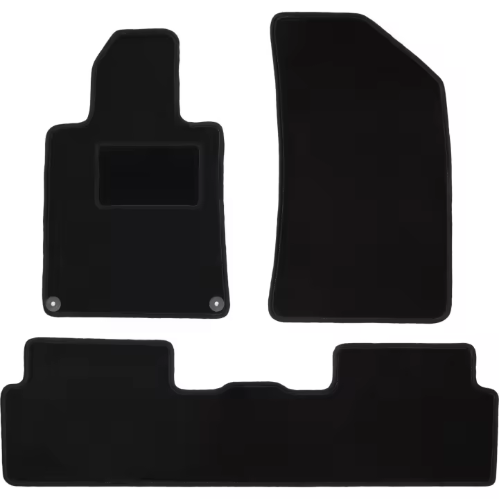 Juego completo de alfombrillas de velour para: Peugeot 508 I sedán, familiar, SW, RXH (2010-2018) - 1