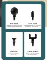 Cecodadi - Pistola Masaje 6en1 Profesional: Pantalla LCD Inteligente + 30 Niveles (Tejido Profundo/Recuperación Muscular) Portátil Recargable - Incluye 5 Cabezales Fitness - details 1