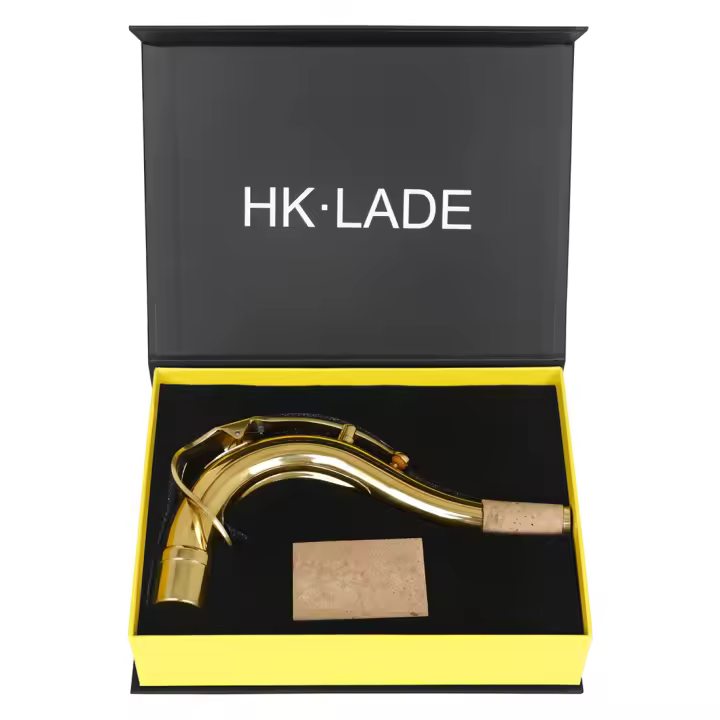 SLADE Saxofón Tenor De Plata En Oro Con Cuello Curvado Accesorios Para Instrumentos De Madera Partes De Cobre Para Saxofón Alto Y Tenor - 1