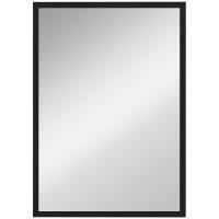 HOMCOM Espejo Rectangular Espejo de Baño 50x70 cm Espejo de Pared Decorativo para Salón Entrada Pasillo Horizontal o Vertical Negro - details 0