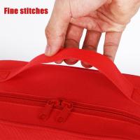 Kit de Emergencia - Bolsa Roja Portátil - Botiquín Médico de Emergencia Grande - Bolsas de Medicamentos Vacías - details 1