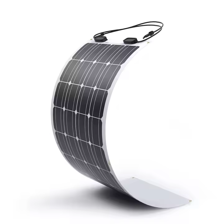 FGNS.Panel Solar Flexible 100W Monocristalino de Alta Eficiencia Protección IP66 (Balcón, Camping, Caravana, Todoterreno, Barcos, Postes) - 1