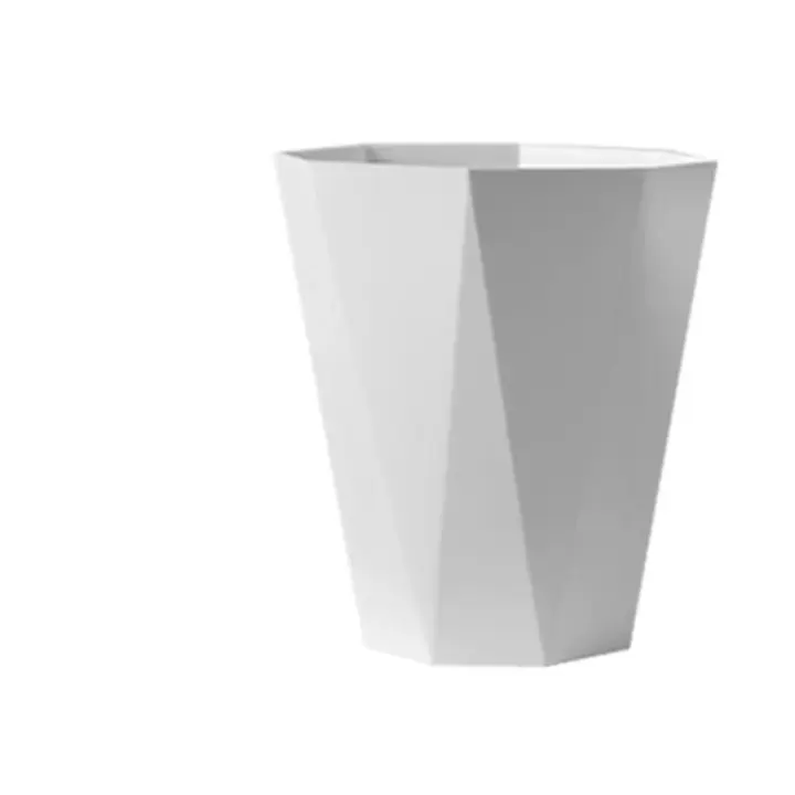 Bandeja De Papel Grande Capacidad Plástica Para Baño Dormitorio Cocina Oficina Recipiente De Basura Doméstico Con Abertura - 1