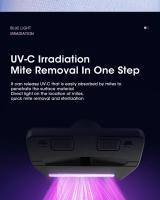 Aspiradora Portátil Multifuncional 10Kpa Para Eliminar Pulgas Y Polvo Con Motor Brushless Alta Succión Para Limpieza Doméstica - details 4