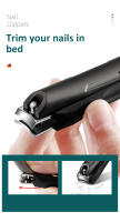 Tijeras De Uñas Anti-Salpicaduras Desmontables Diseño De Acero Inoxidable + ABS Resina Herramientas De Manicura Para Hombres Y Mujeres - details 7