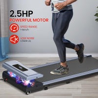 Cinta de caminar plana, Motor de 2.5HP, velocidad de 1-6 km/h, absorción de impactos antideslizante, Mini cinta de correr para el hogar y la Oficina - details 4