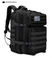 Mochila táctica de viaje para hombre, bolsa de gran capacidad, impermeable, para deportes al aire libre, multifuncional, 50L - details 6