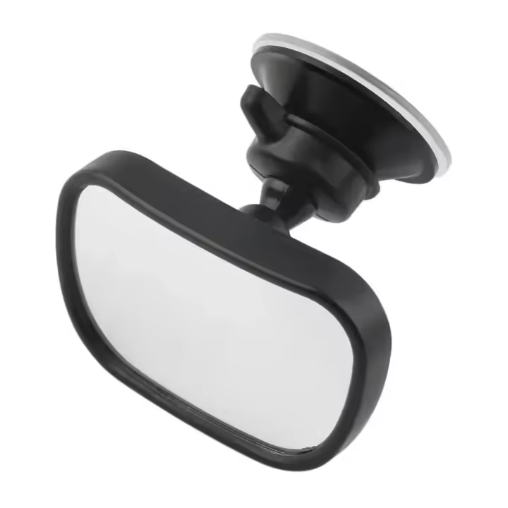 Espejo Retrovisor Ajustable Para Bebé En Coche 2 En 1 Seguridad Infantil Espejo Convexo De Vista Para Asiento Trasero De Niños Mini - 1