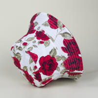 Gorro De Pescador Vintage Rosa Moda Artística Con Estampado De Floreros Protección Solar Elegante Y Inteligente Para Damas Viaje - details 5