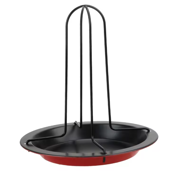 Soporte De Asado Para Pollo De Acero Carbono Herramientas De BBQ Para Exteriores Placa De Asado No Adhiere Limpieza Fácil - 1