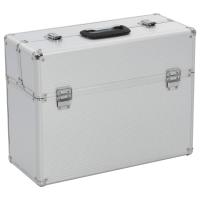 vidaXL Caja de herramientas aluminio plateado 47x36x20 cm - details 0